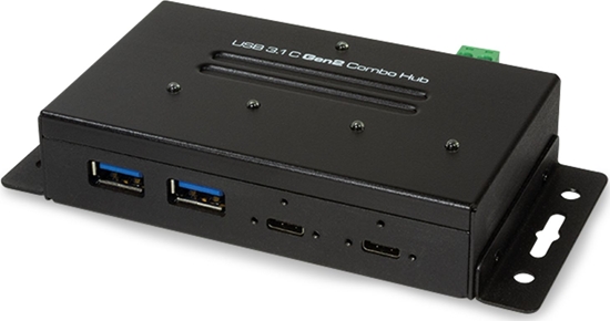 Изображение Logilink USB-C 3.1 HUB 4-port Combo Gen 2 Industrieausf.