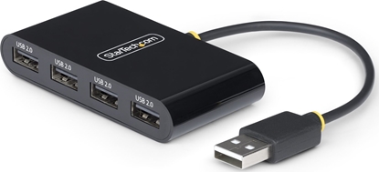 Attēls no HUB USB StarTech ST4200MINI2-USB-HUB huby i koncentratory USB 2.0 480 Mbit/s Czarny