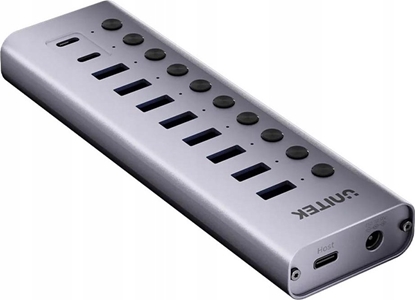 Изображение HUB USB Unitek H1315B01 2x USB-C  + 8x USB-A 3.0 (H1315B01-EU)