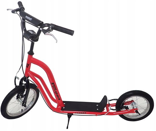 Picture of Hulajnoga dla Dzieci Dziecica Dwukoowa Miejska Czerwona KUBISPORT 90 kg