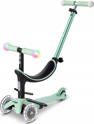 Attēls no Hulajnoga Micro MICRO paspirtukas Mini2Grow Deluxe Magic LED Mint, MMD357