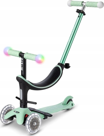 Picture of Hulajnoga Micro MICRO paspirtukas Mini2Grow Deluxe Magic LED Mint, MMD357