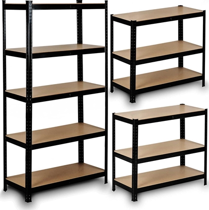 Attēls no Humberg Rega metalowy magazynowy 180x90x40 cm HR-813 czarny