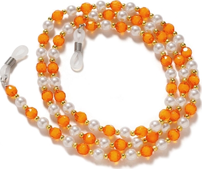 Изображение Hurtel acuszek do okularów koraliki zawieszka pomaraczowy