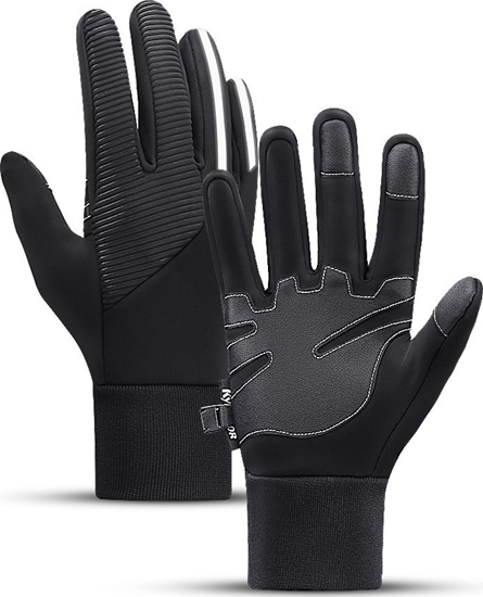 Picture of Hurtel Rkawiczki sportowe dotykowe do telefonu ocieplane antypolizgowe roz. XL czarne Rkawiczki sportowe dotykowe do telefonu ocieplane antypolizgowe roz. XL czarne