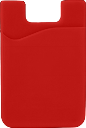 Picture of Hurtel Samoprzylepne etui na karty na ty telefonu - czerwone