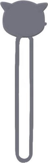 Picture of Hurtel Silikonowy zwijacz organizer kabla przewodu szary Silikonowy zwijacz organizer kabla przewodu szary