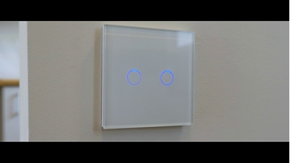 Picture of Hurtel Spring Vienpolis sensorinis jungiklis, nuotolinis valdymas (WIFI), Baltas