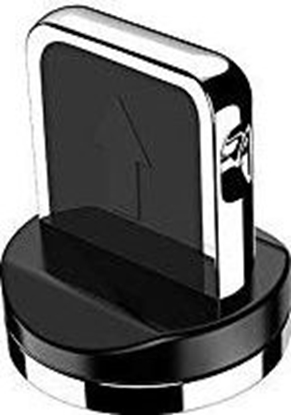 Attēls no Hurtel Wtyczka kocówka do kabla magnetycznego Lightning srebrny