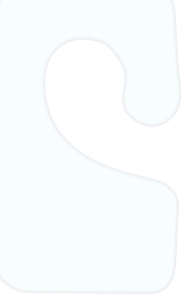 Attēls no Hurtel Zawieszka haczyk 35x22 mm prawa z klejem kauczukowym 1000 szt./rolka