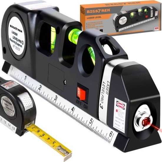 Изображение Hurt-net Poziomica laserowa z miark 250cm Bigstren 21747