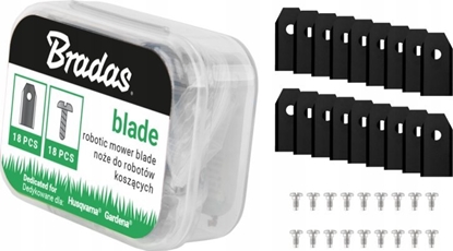 Изображение HUSQVARNA/GARDENA ROBOT MOWING BLADES 18 pcs. TITAN BLACK