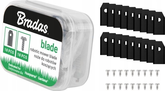 Изображение HUSQVARNA/GARDENA ROBOT MOWING BLADES 18 pcs. TITAN BLACK
