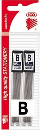 Attēls no ICO Grafit do oówka automatycznego ICO, 0,5 mm, 2x12szt., zawieszka