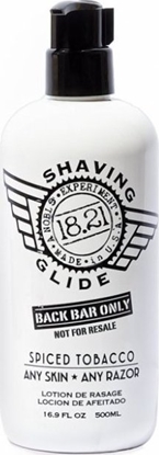 Attēls no IDC 18.21 Man Made Shave Lotion Spiced Vanilla daugiafunkc priemon vyrams: prie skutimsi, skutimosi metu ir po jo, 500 ml