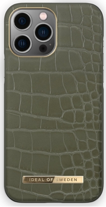 Picture of iDeal Of Sweden IDEAL OF SEDEN IDACAW21-I2167-327 IPHONE 13 PRO MAX CASE KHAKI CROCO