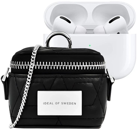Picture of Ideal of Sweden Poppy AirPods Zip Bag Quilted Black uniwersalne