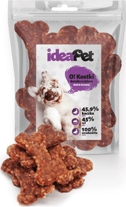 Attēls no IdeaPet IDEAPET 500g KOSTKI KACZKA Z RYEM 9cm