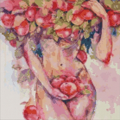 Изображение Ideyka Diamentowa mozaika - Jabkowa pokusa 40x40cm