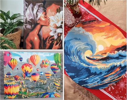 Изображение Ideyka Malowanie po numerach IDEYKA, 40x50 cm, metallic, nieziemskie pikno, 1 szt., w pudeku