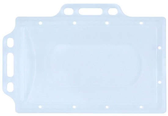 Picture of Identyfikator Donau 56x90mm PCV 2 uchwyty transparentny