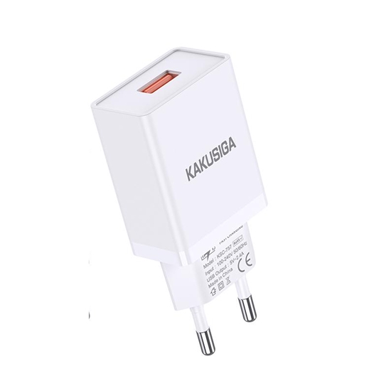 Изображение iKaku KSC-757 AOBAO Vienu portu lādētājs USB 2.4A White
