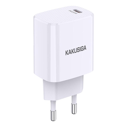 Attēls no iKaku KSC-926 PD20W ātrs lādētājs adapteris ar Type-C portu White