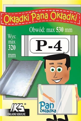 Изображение IKS Okadka przylepiana P4 - Format A4 (25szt) IKS