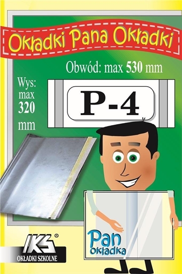 Picture of IKS Okadka przylepiana P4 - Format A4 (25szt) IKS