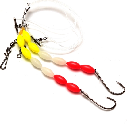 Attēls no Imax Flounder Rig 3 Traffic Light 2 Hooks #4 (42540)