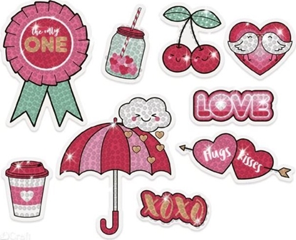 Изображение Incood Haft diamentowy - naklejki xoxo