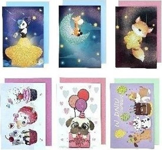 Picture of Incood Kartka dziecica skadana 11,5x17cm mix