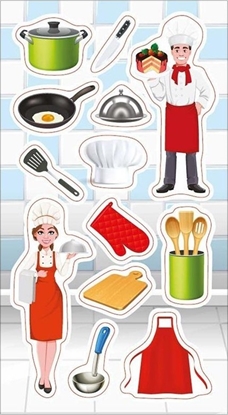 Изображение Incood Naklejki Kucharz