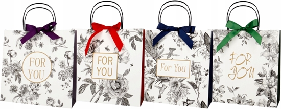 Изображение Incood Torba prezentowa 34x34cm z kokard± mix