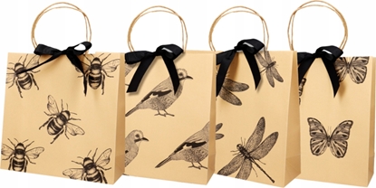 Изображение Incood Torba prezentowa kraft 28x28cm z kokard± mix