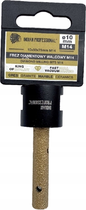 Изображение INDIAN PROFESSIONAL FREZ DIAMENTOWY WALCOWY M14  10mm /INDIAN PROFESSIONAL