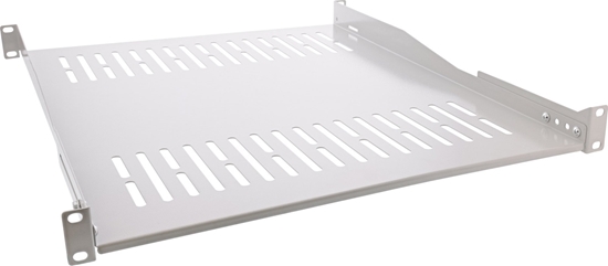 Picture of InLine InLine® 19" shelf, 550mm, 50kg, 1U, RAL 7035 grey
