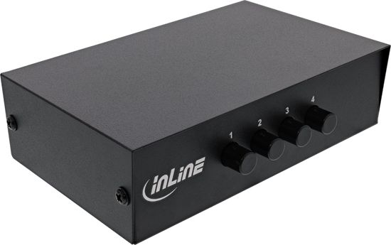 Picture of InLine InLine® AV Switch manual 4-port, 3x RCA IN/OUT