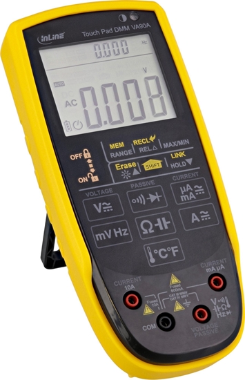 Picture of InLine InLine® Multimeter with touch pad and illuminated display, CAT III / CAT IV