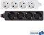 Picture of InLine InLine® Power Strip Type F German 4 Port + Child Safety Lock black 3m