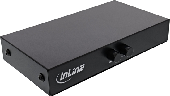 Picture of InLine InLine® VGA switch manual 2-port, 15-pin Sub-D HD