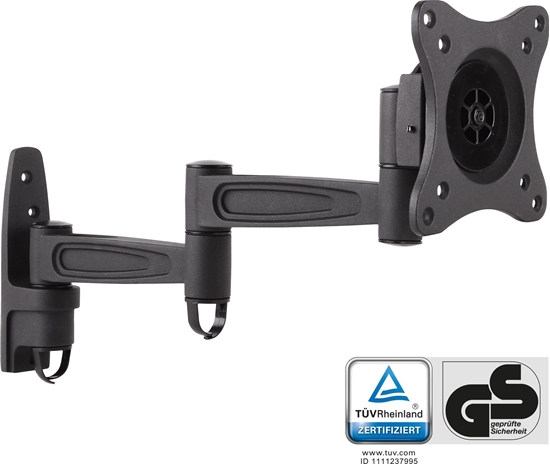 Изображение InLine InLine® Wall Bracket for TFT up to 68cm 27" max. 15kg two-piece arm