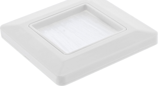 Picture of InLine InLine® Wall frame with brush pass, for TV, white RAL9010