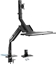 Изображение InLine InLine® Workstation desk mount with lift and USB 3.0, movable, for keyboard, mouse and monitor up to 81cm (32"), max. 9kg