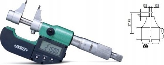 Picture of Insize MIKROMETR CYFR. 5- 30 WEW.