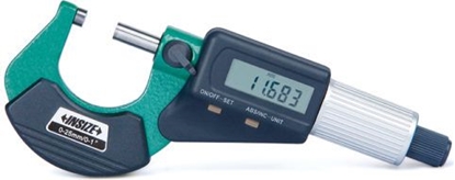 Attēls no Insize Mikrometr cyfrowy 0- 25 CERT (3109-25A)