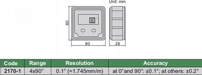 Attēls no Insize POZIOMNICA 4*90