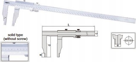 Picture of Insize SUWMIARKA  200 MAJD 0,05  8 SZCZEKI 100