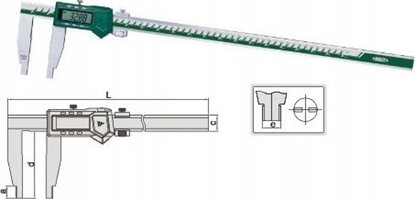 Изображение Insize SUWMIARKA 1000 CYFR.   40 3V/ABS/DATA SZCZEKI 150 1-STR.