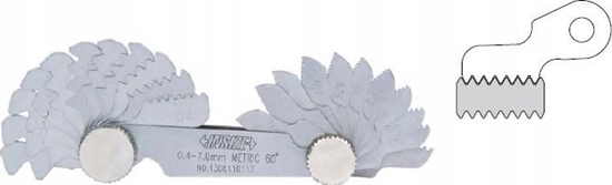 Picture of Insize WZORZEC GWINTU. MWGc METR/CAL UNIFIED 60'  (30SZT)